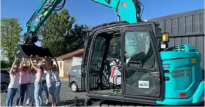 Acquisition de la pelle Kobelco SK75SR-7